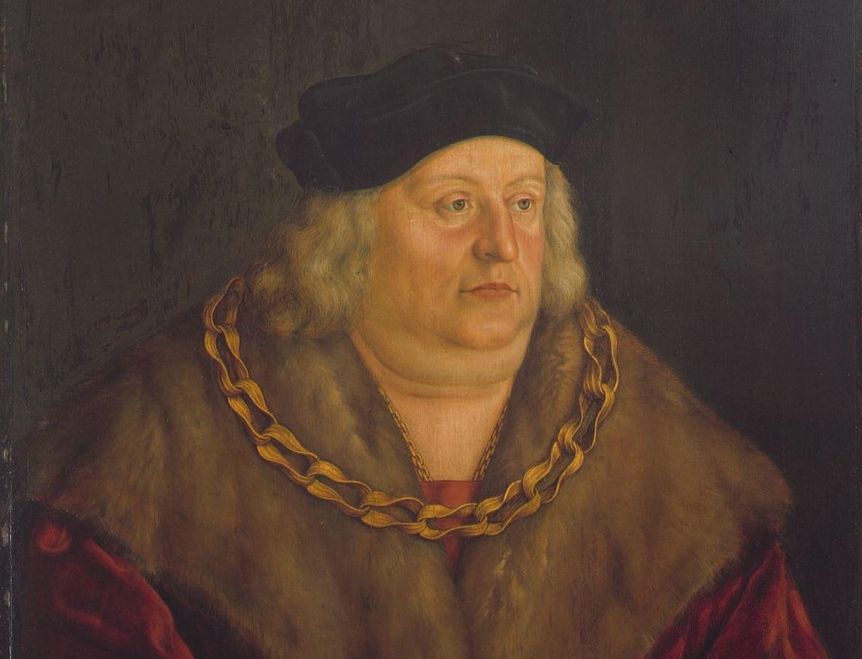 Image: Wikipedia, gemeinfrei Duke Albrecht IV von Bayern, oil painting, 1535